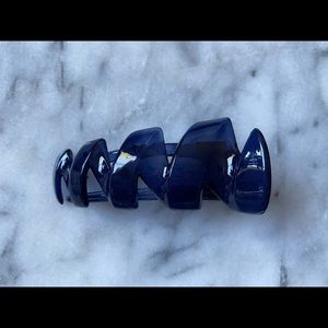 French Atelier Electric Blue Hair clip NEW for fine super fine hair